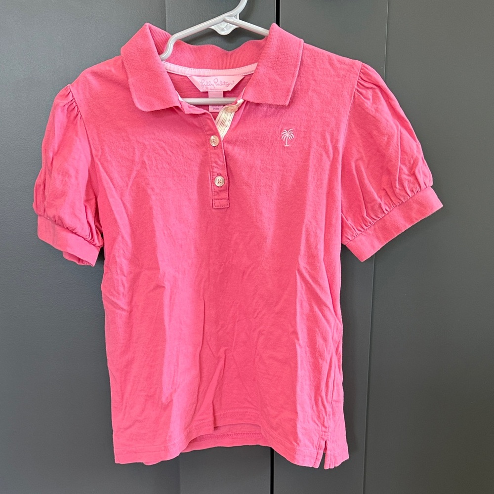 Lilly Pulitzer Girls Pink Polo